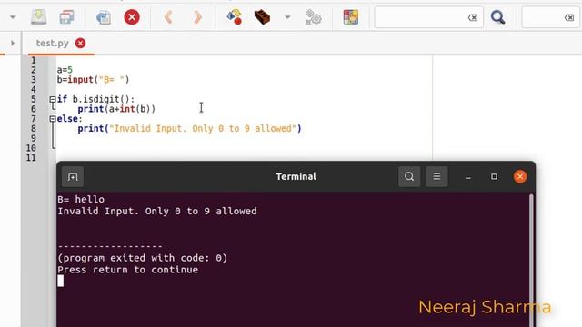 ValueError Invalid Literal For Int With Base 10 | python | Neeraj Sharma смотреть онлайн