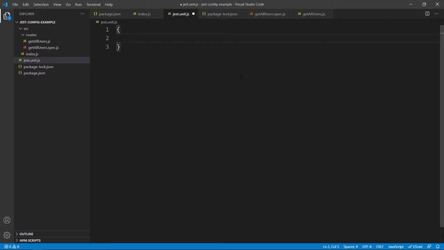 Configure Jest - JavaScript - Node.js - Express - No commentary смотреть онлайн