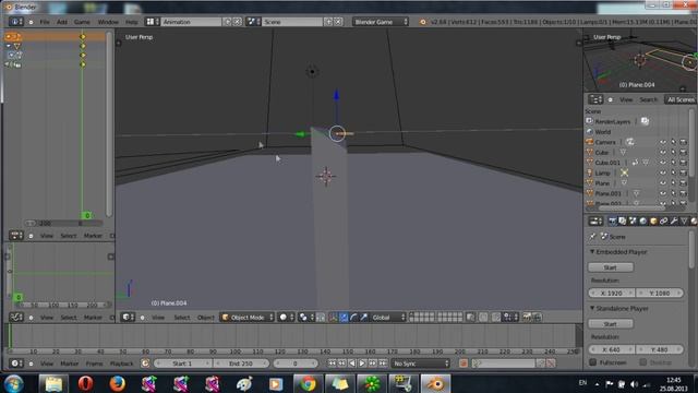 Урок по Blender Game Engine - создание мини игры в bge часть 2 смотреть онлайн