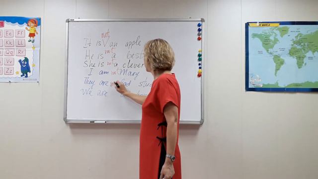 Отрицательная форма глагола TO BE. Английский для начинающих смотреть онлайн