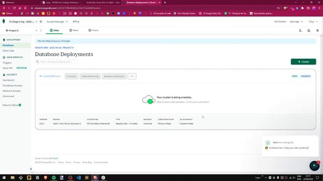 Configuração Inicial do Mongo Atlas смотреть онлайн