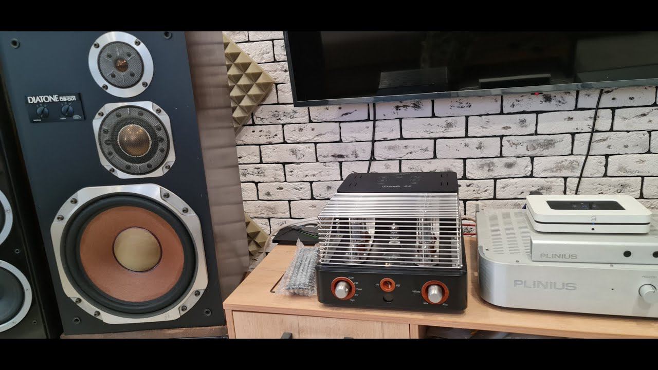 Краткий обзор и пример звучания  усилителя Unison Research Triode 25 и акустики Diatone DS-501