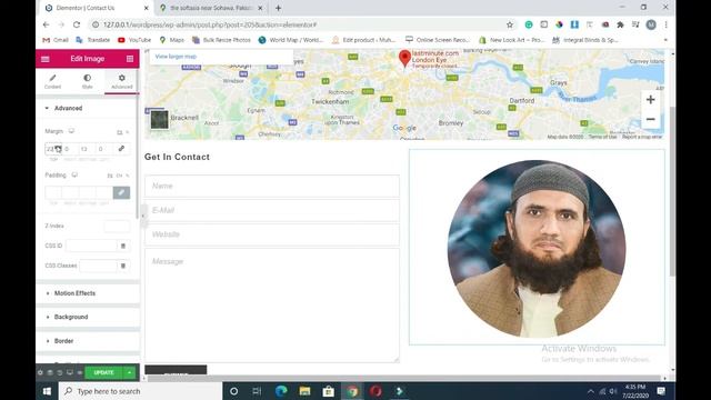 Add Google Maps And Contact Form In WordPress|Elementor tutorial смотреть онлайн