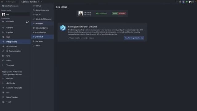 GitKraken Client Integrations: Jira Cloud Integration смотреть онлайн