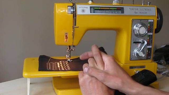 Privileg Topstar Electronic Super Automatic 796 Nähmaschine Sewing machine Швейная машина test смотреть онлайн