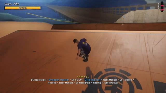 Skatestreet: Hard Get There (Surfin' In the Pool) WITH COMMENTARY GUIDE Tony Hawk's Pro Skater 1+2 смотреть онлайн