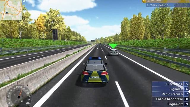 Autobahn Police Simulator [Gameplay, PC] смотреть онлайн