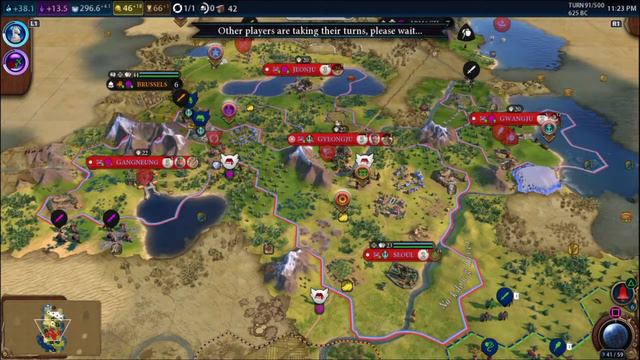Civilization 6 - Korea Immortal Attempt - My first crack at this difficulty смотреть онлайн