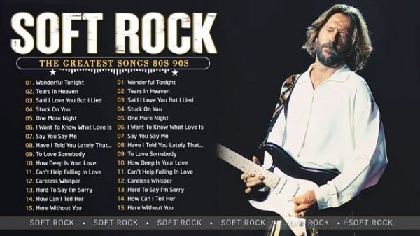 Eric Clapton, Elton John, Phil Collins, Bee Gees, Rod Stewart - Soft Rock Ballads 70s 80s 90s