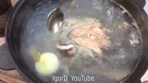 Уха из сома. Пошаговый рецепт.