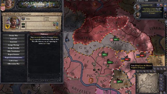 Crusader Kings 2 YouTuber Hungarian Succession (18) смотреть онлайн