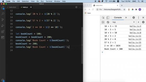 【JavaScript教程】#4 JavaScript怎么加减乘除？JavaScript运算靠的是运算符号 | Introduction To JavaScript Arithmetic