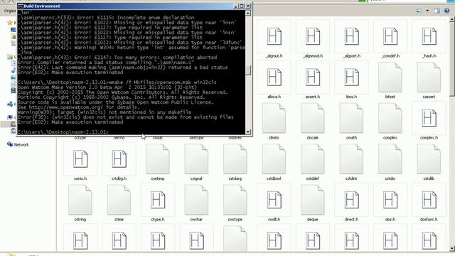 2017-08-29 -- Compiling NASM 2.13.01 for Win32 or DOS with Open Watcom смотреть онлайн