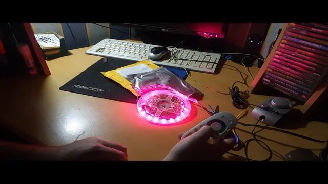 Светодиодная лента RGB,заказывал для компьютера. смотреть онлайн