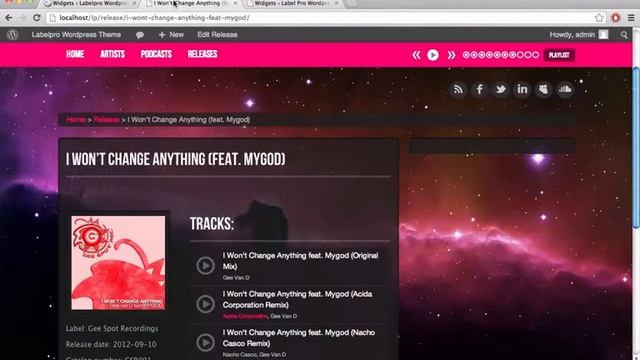 SLAM! Music Wordpress Theme 18 Adding Facebook Fanbox Widget смотреть онлайн