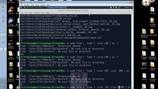 15 how to find command with name and size and exec options in linux బేసిక్ కమాండ్స్ ఇన్ తెలుగు смотреть онлайн