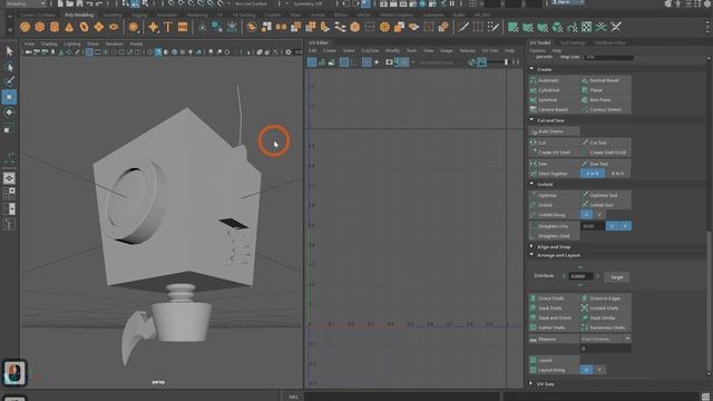 UV развертка Робота. Часть 3 смотреть онлайн