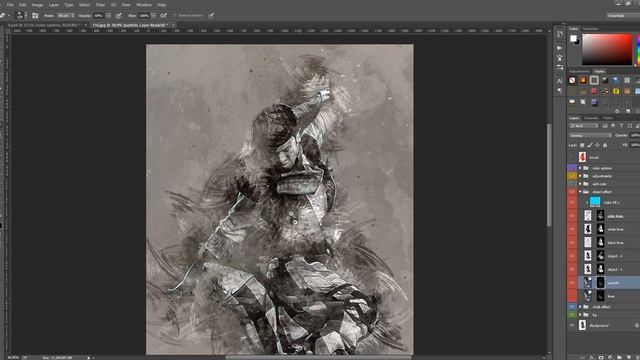 Chalk - Photoshop Action Tutorial смотреть онлайн