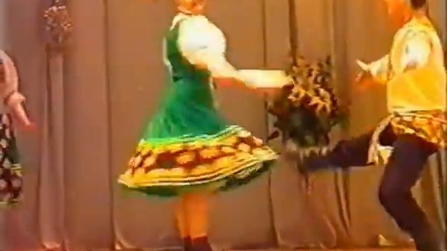 Заслуженный ансамбль танца Украины Днiпро 2003г 70 лет Русский танец смотреть онлайн