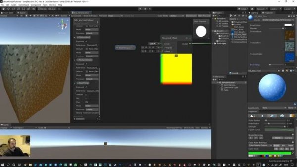 Unity Shader Graph - Vertex Colour - Texture Control