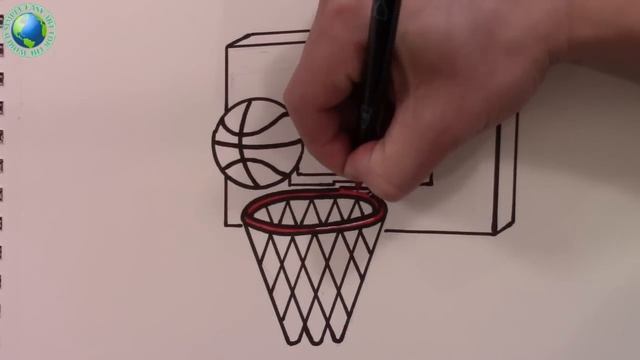 How to Draw a Basketball and Hoop смотреть онлайн