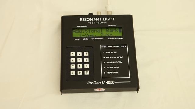 Resonant Light PERL M+ ProGen Function Generator Usage смотреть онлайн