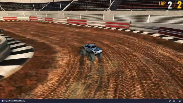 SuperTrucks Offroad Racing (Browser) - Playthrough / Walkthrough / Longplay смотреть онлайн