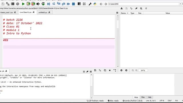 ML Python Batch 2226 Class 01 смотреть онлайн