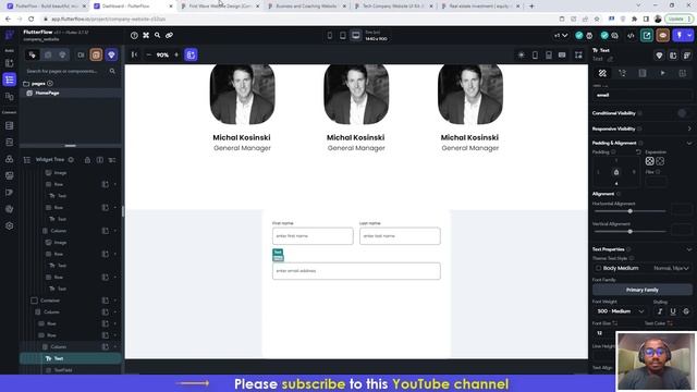 How to convert a UiUx design of an About Us page in Figma to frontend design in FlutterFlow - Part смотреть онлайн