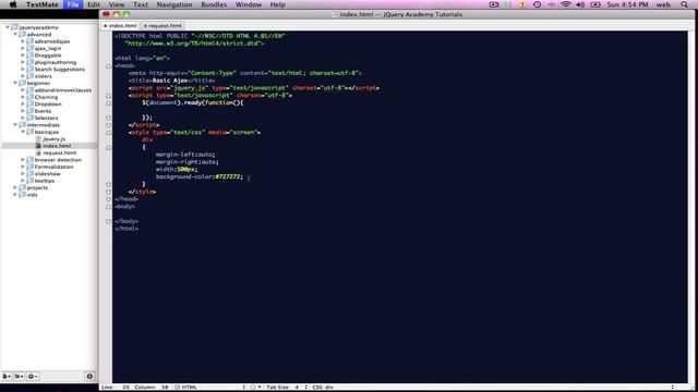 jQuery Tutorial: Ajax for beginners смотреть онлайн
