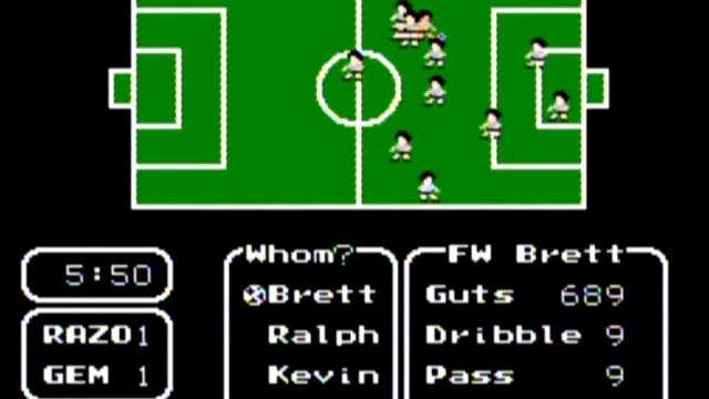 Tecmo Cup Soccer Game - NES Gameplay смотреть онлайн