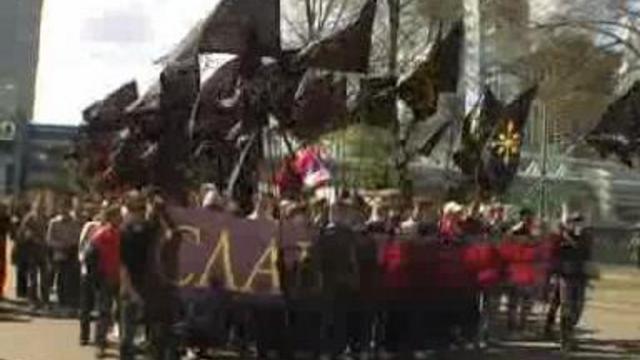 "Сербский Марш" в Москве смотреть онлайн