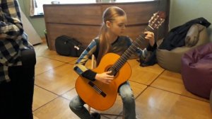 Трансакустическая классическая гитара Ямаха Yamaha CG-TA . Ф. Таррега - Прелюд Слеза