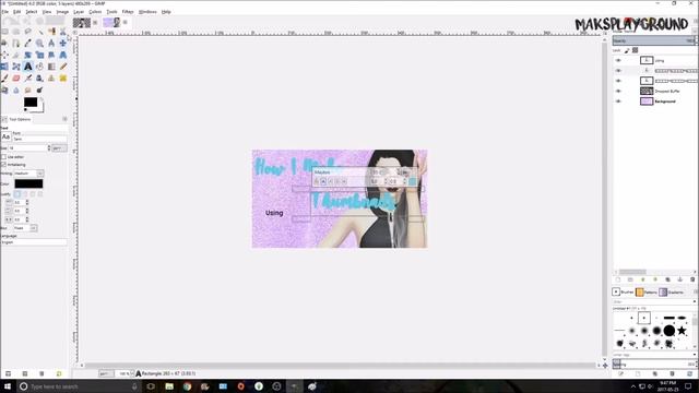 How To Make Youtube Thumbnails Using GIMP 2.8! |SIMS Thumbnails! смотреть онлайн