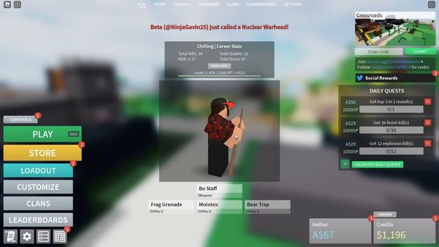 Trolling On an Alt Account in Combat Warriors 3 (Roblox Combat Warriors) смотреть онлайн