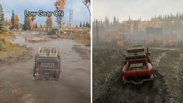 Race With Mud Tyres | Scout 800 Vs Chevrolet CK1500 | SnowRunner Gameplay