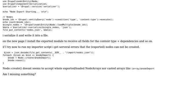 Drupal: Migrate content from drupal8 to drupal8 programmatically with Node::load and Node::create смотреть онлайн