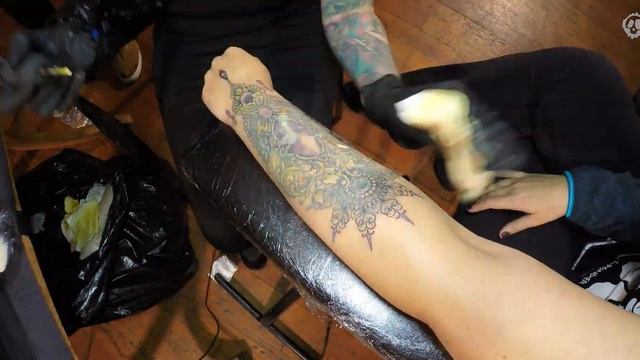 Jenna Kerr - Tattoo Timelapse | Ornamental Crystals & Gemstones смотреть онлайн