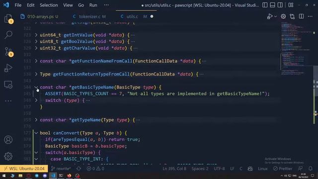 Working on my programming language! Adding arrays and references смотреть онлайн