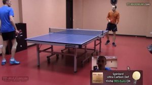 сравнение Tibhar GRASS DTECS OX и YINHE (Milkyway) 955 EURO OX обзор преимуществ длинных шипов, тес