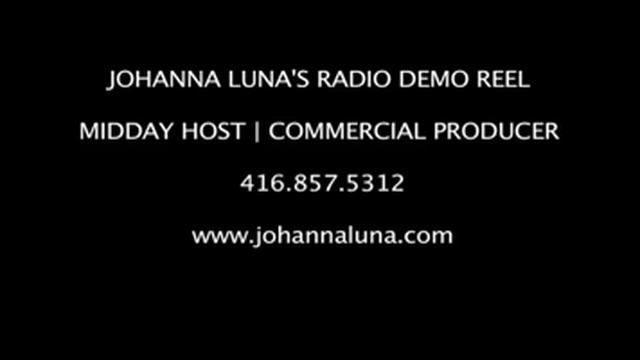 Johanna Luna's Radio Demo Reel mp3 смотреть онлайн