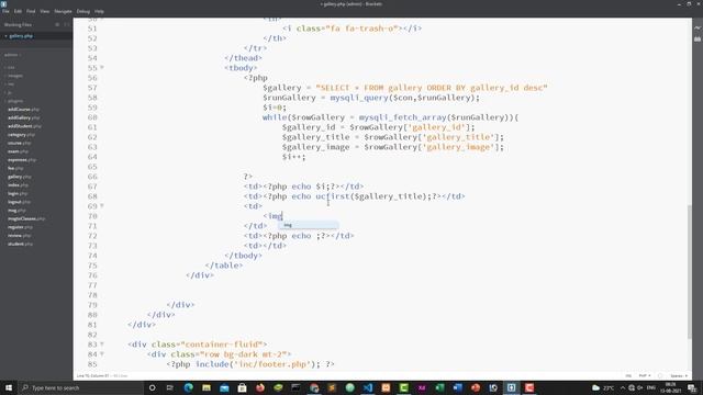 School Managment Project PHP , MySql, Bootstrap : Fetch Data From mySql & View Gallery Page #019 смотреть онлайн