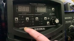 Сварочный полуавтомат BRIMA MIG/MMA-230 DIGITAL с функцией синергетики | Распаковка, обзор, функции