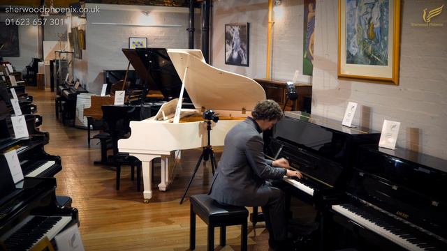 Yamaha U1 Black Upright Piano Black No. 1822948 | Comparison Demonstration Sherwood Phoenix смотреть онлайн