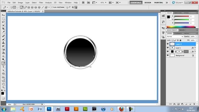 Epic Photoshop Tutorial 3 | Professional HD Metallic Button смотреть онлайн