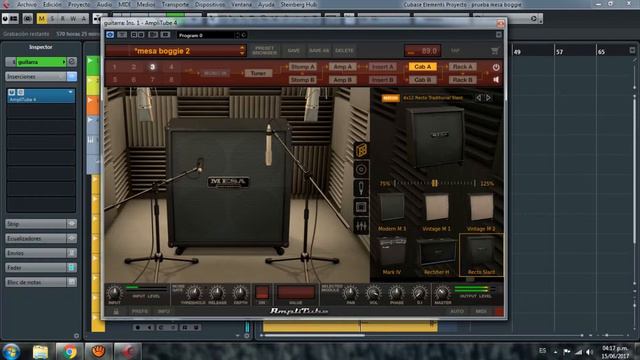 Amplitube 4- Mesa boogie dual rectifier смотреть онлайн
