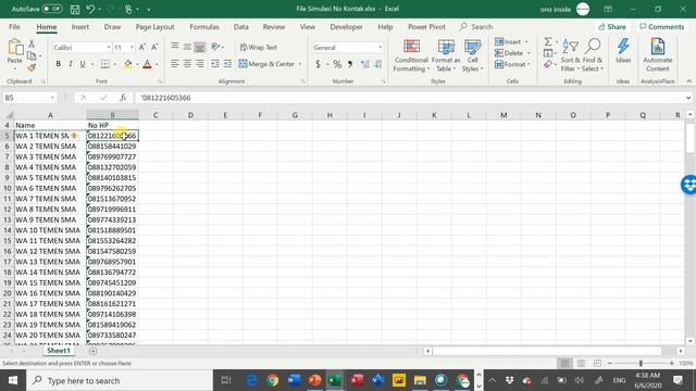 Cara cepat memasukkan kontak dari excel ke android ataupun IOS apple смотреть онлайн
