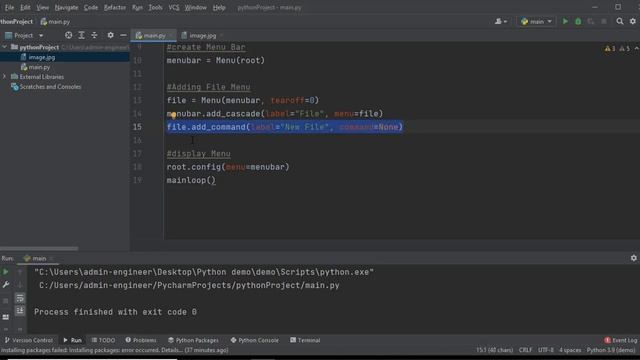 How do I create a menu bar in Python? | tkinter menu widget смотреть онлайн