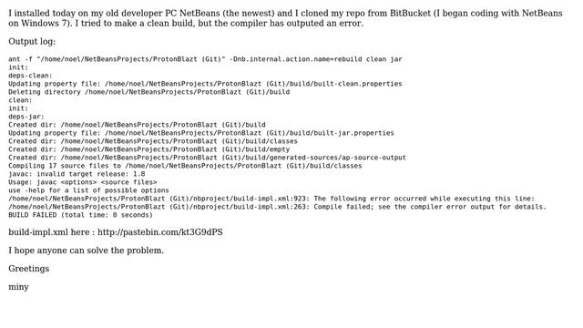 Unix & Linux: NetBeans : Can't build Java project смотреть онлайн