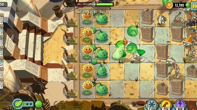 я почти прошёл египет (растения против зомби 2)